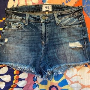 paige denim shorts